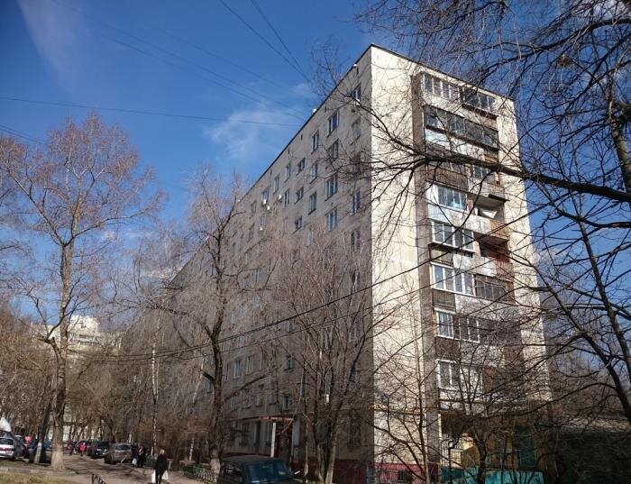 фасад дома, здание по адресу г Москва, ул Новочерёмушкинская, д 24
